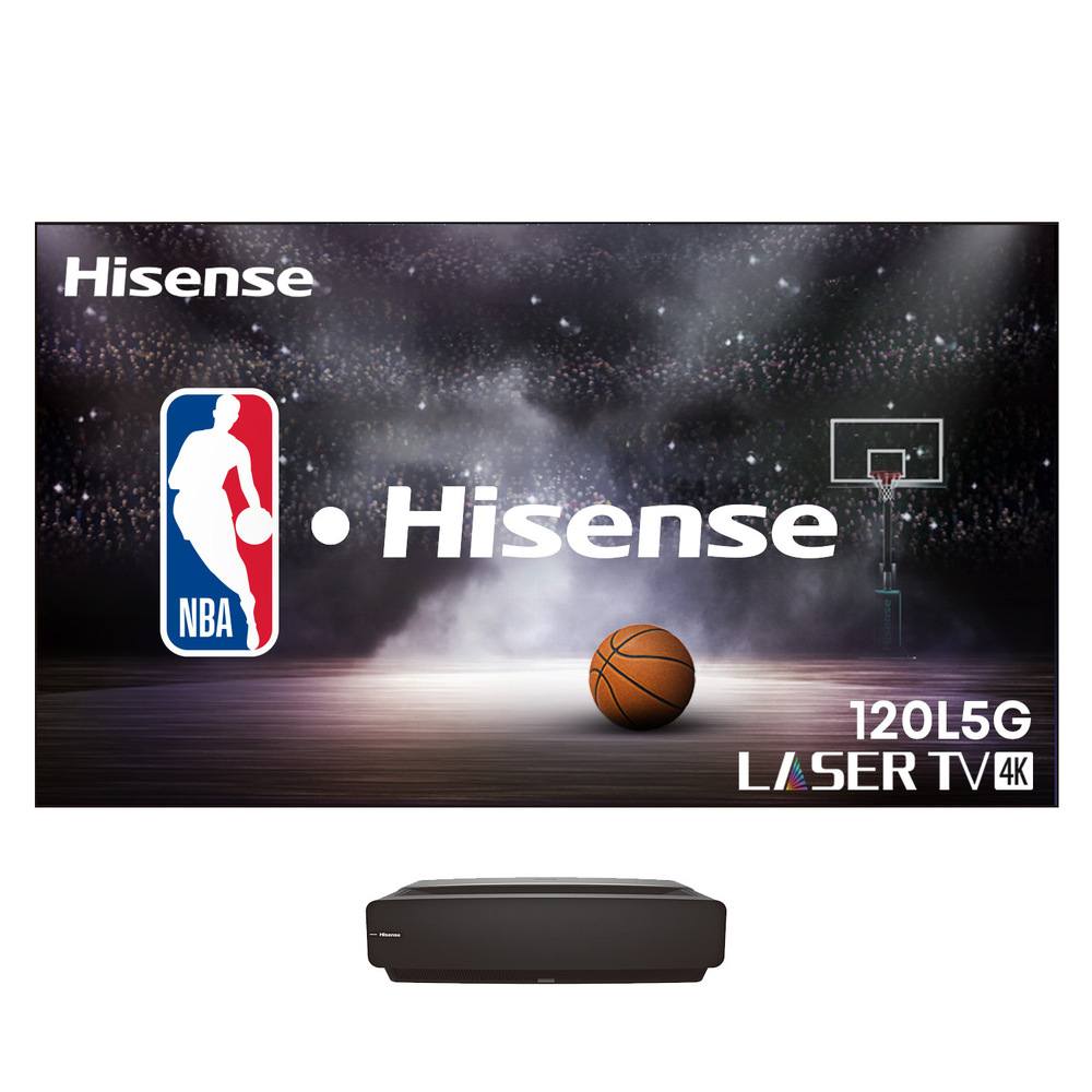 Hisense 120L5G Ultra Short Throw Laser TV With 120 Inch ALR UST Projector Screen - L5G - Hisense-120L5G