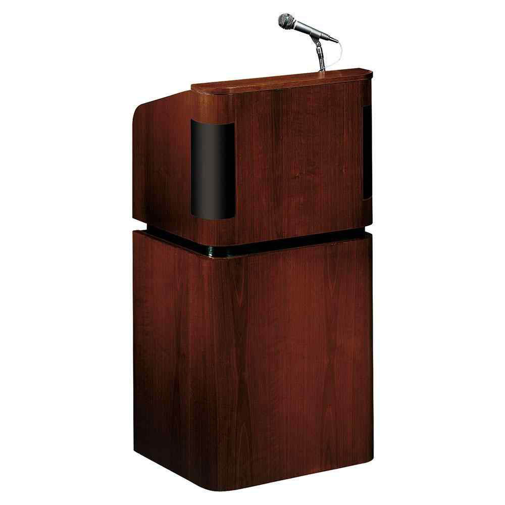 VENEER CONTEMPORARY TABLE LECTERN WITH SOUND AND BASE - OKS-950/901