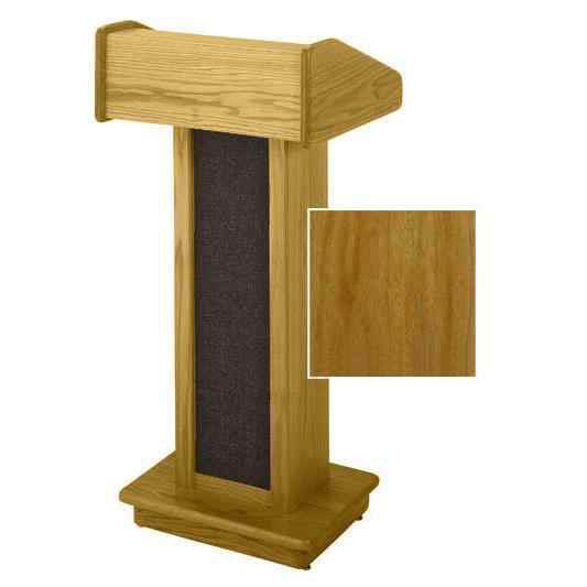 Sound-Craft LCM Club Series 47"H Lectern with Natural Mahogany Wood Veneer - Sound-Craft-LCM