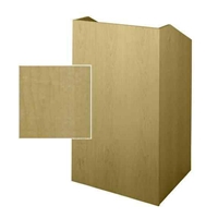 Sound-Craft SCV27-Natural Maple Classic Series 47"H x 27"W Square Corner Lectern with Natural Maple Wood Veneer