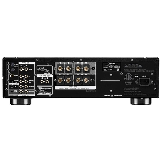 Denon PMA-1700NE 2 Channel 140W Intergrated Amplifier with USB-DAC - Black - Denon-PMA-1700NE