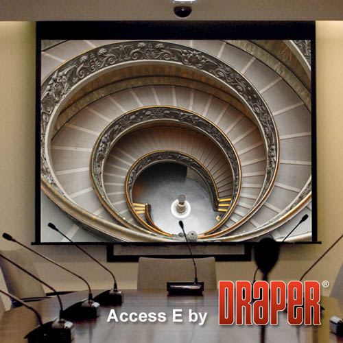 Draper 139033 Access/Series E 161 diag. (79x140) - HDTV [16:9] - Matt White XT1000E 1.0 Gain - Draper-139033-Black