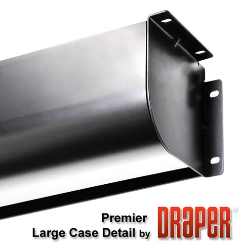 Draper 101639CDQ-White Premier 108 diag. (57.5x92) - Widescreen [16:10] - CineFlex White XT700V 0.7 Gain - Draper-101639CDQ-White