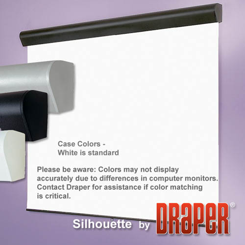 Draper 108221LP-Black Silhouette/Series E 83 diag. (50x67) - Video [4:3] - 1.0 Gain - Draper-108221LP-Black