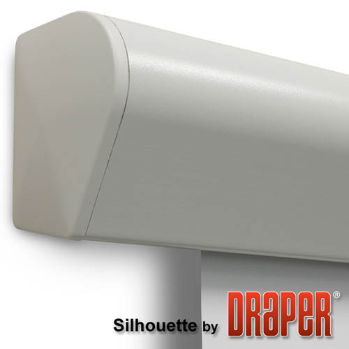 Draper 108223QL-Black Silhouette/Series E 120 diag. (69x92) - Video [4:3] - 1.0 Gain - Draper-108223QL-Black