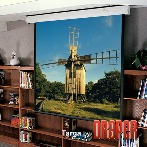 Draper 116299Q Targa 105 diag. (52x92) - HDTV [16:9] - ClearSound White Weave XT900E 0.9 Gain - Draper-116299Q