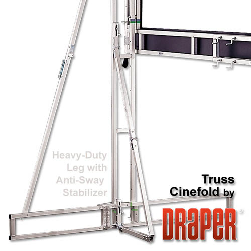 Draper 221057 Truss-Style Cinefold Complete 220 diag. (108x192) - HDTV [16:9] - 1.2 Gain - Draper-221057