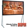 Draper 241102 Ultimate Folding Screen with Heavy-Duty Legs 132 diag. (64x115) - HDTV [16:9] 