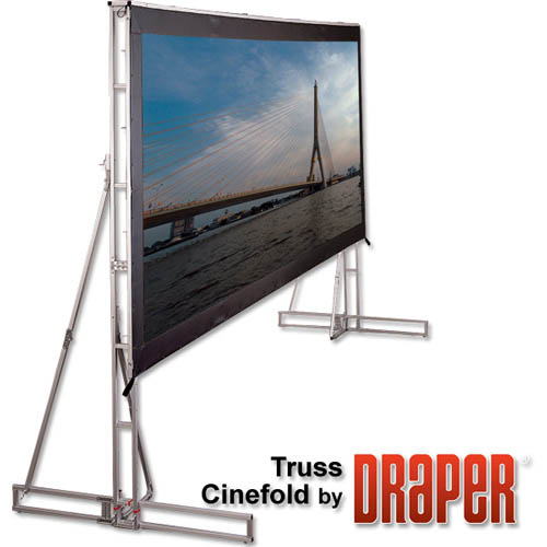 Draper 221052 Truss-Style Cinefold Complete 330 diag. (162x288) - HDTV [16:9] - 1.0 Gain - Draper-221052
