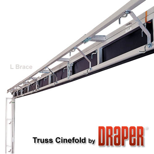 Draper 221007 Truss-Style Cinefold Complete 180 diag. (108x144) - Video [4:3] - 1.0 Gain - Draper-221007