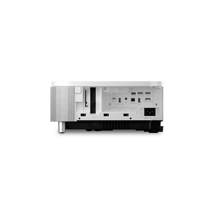 Epson LS800W EpiqVision 4K UST Projector 4000 Lumen with Yamaha Soundbar - White Laser TV - Epson-EH-LS800W