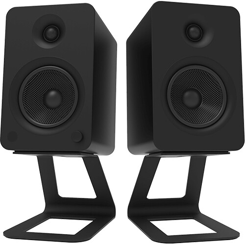 Kanto Living SE6 Desktop Speaker Stands (Pair, Black) - KANTO-SE6