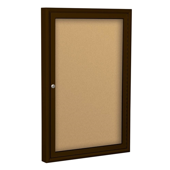 Best-Rite 94PS1-O Outdoor Enclosed Bulletin Board Cabinet - BestRite-94PS1-O