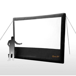 Open Air Cinema Home 166" Diag. (12x7) Portable Inflatable Projector Screen 