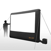 Open Air Cinema Home 123" Diag. (9'x5') Portable Inflatable Projector Screen