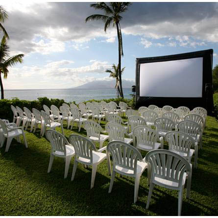 Open Air Cinema Pro 220" Diag. (16'x9') Portable Inflatable Projector Screen - Open-Air-Cinema-P-16