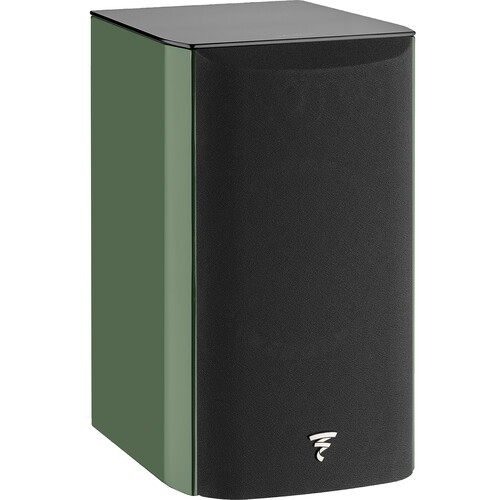Focal Aria Evo X N°1 Two-Way Bookshelf Speaker (High-Gloss Moss Green, Single)