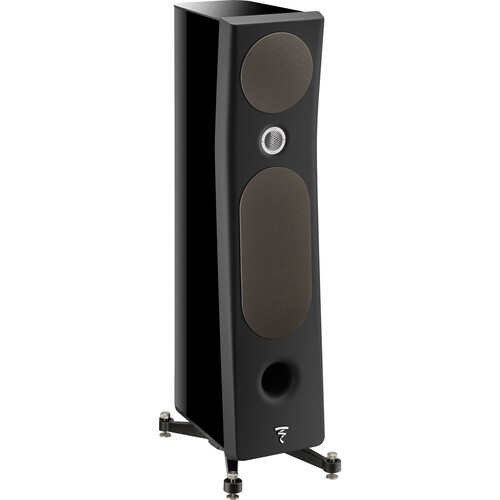 Focal Kanta N°2 Floorstanding Speaker (High-Gloss Black & Black, Single)