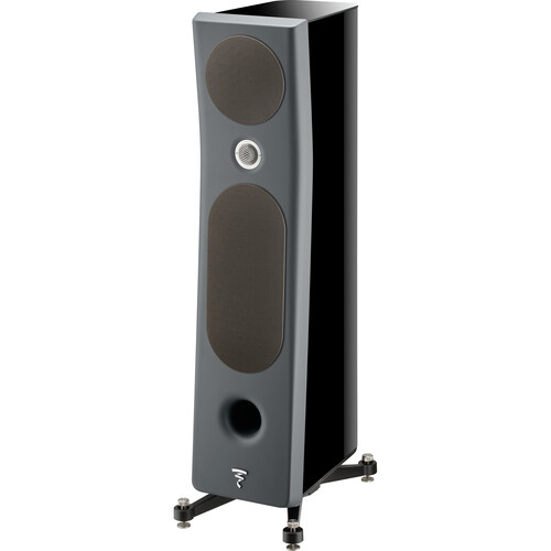 Focal Kanta N°2 Floorstanding Speaker (High-Gloss Black & Dark Gray, Single)