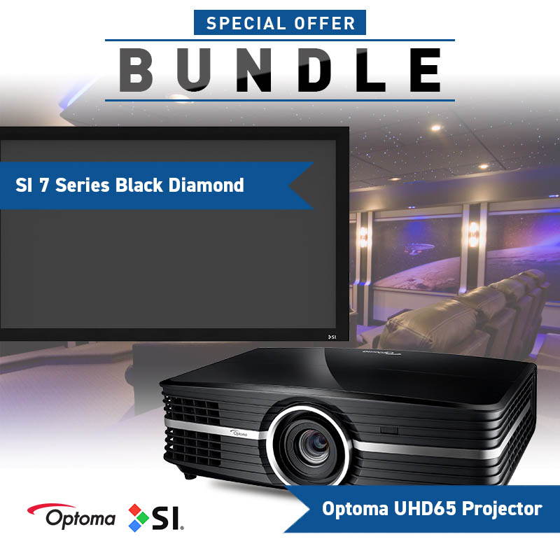 Optoma UHD65 SI Black Diamond Screen