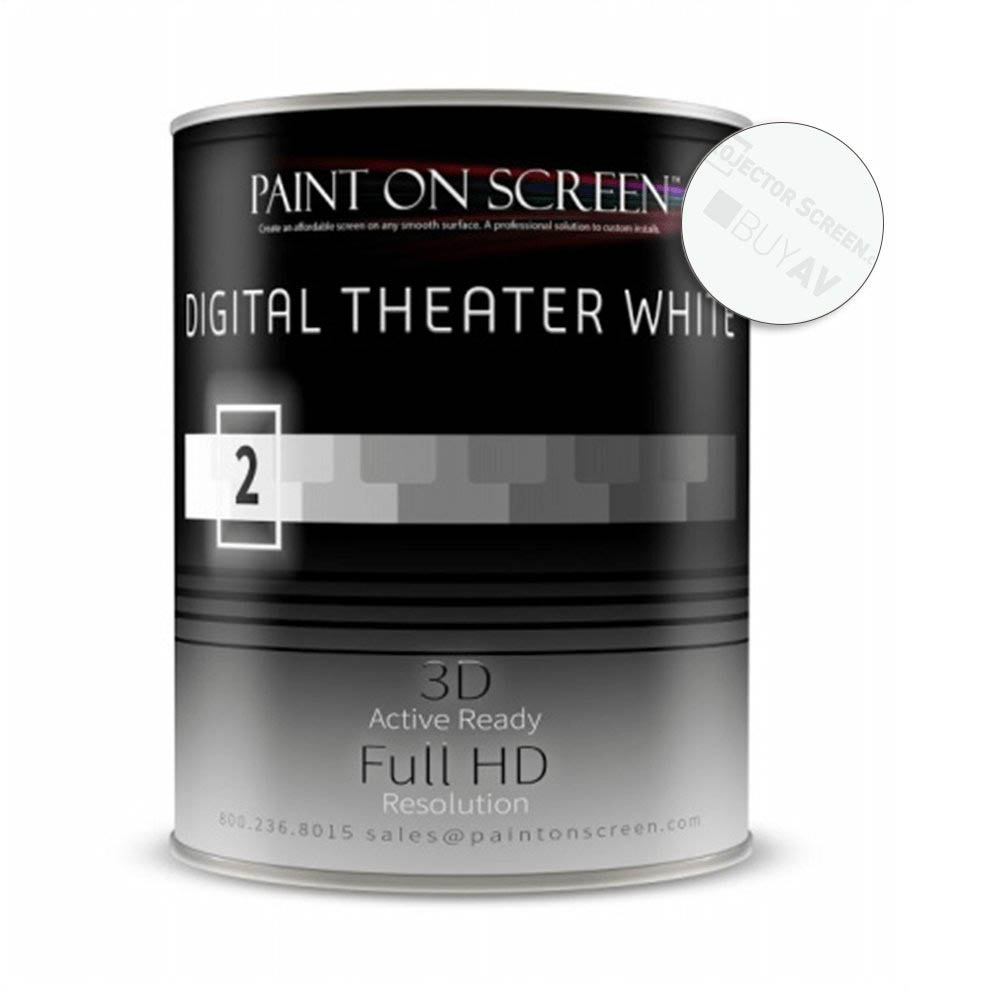 Projector Screen Paint - Digital Theater White-Quart Q002