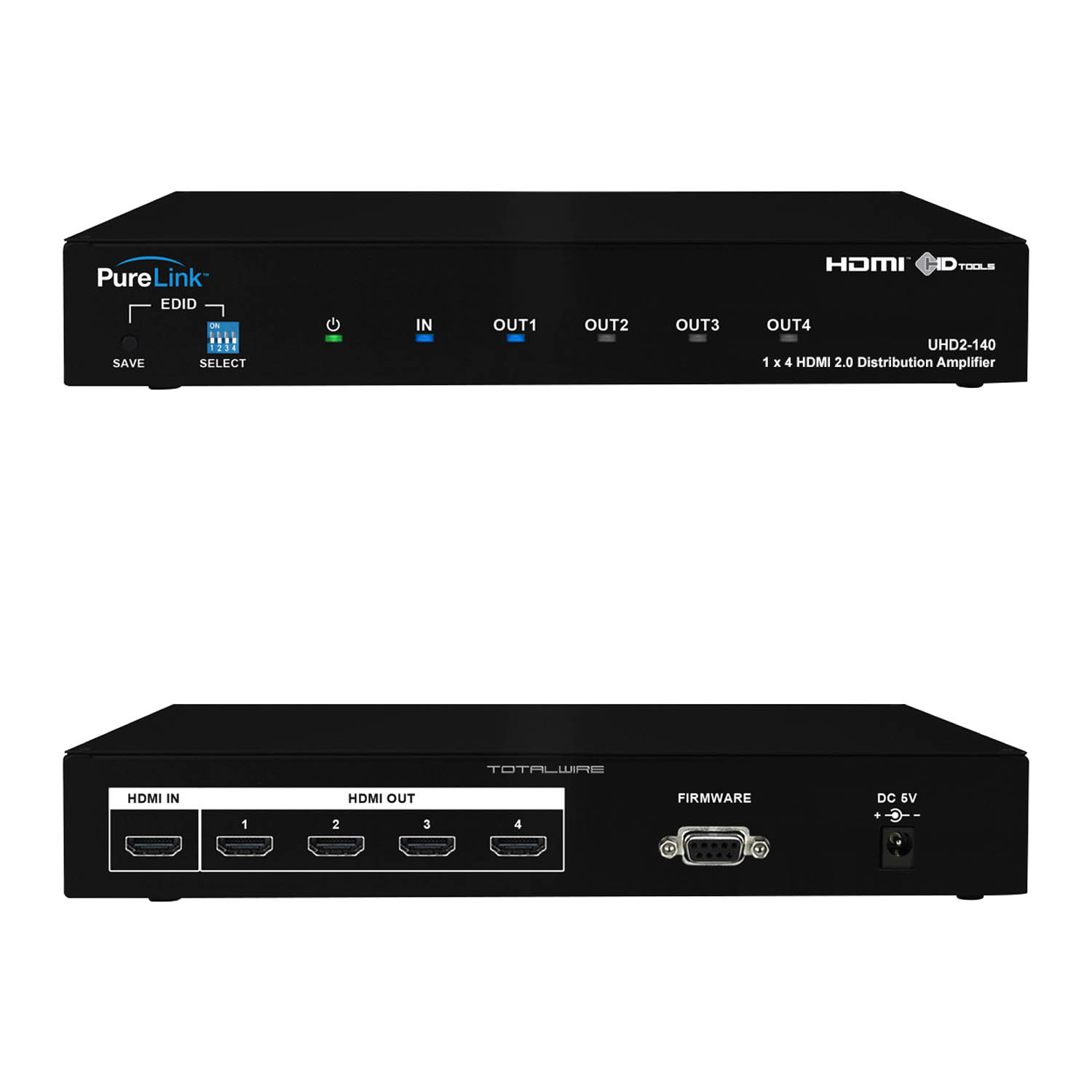 PureLink UHD2-140 1x4 HDMI 2.0 Distribution Amplifier