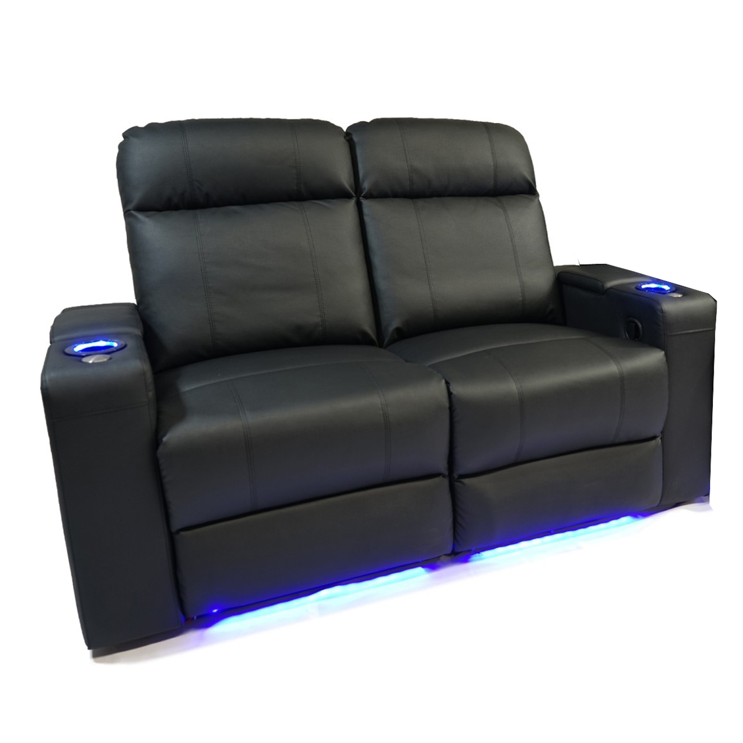 Valencia Piacenza Motorized Home Theater Seating - Top Grain Leather
