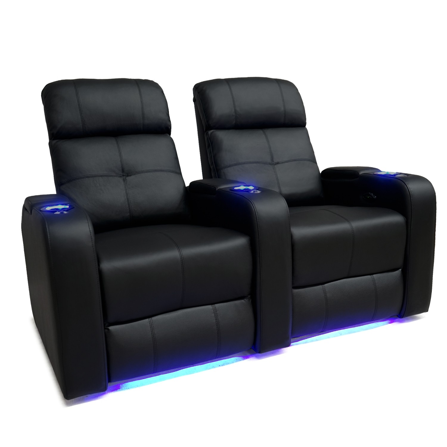 Valencia Verona Motorized Home Theater Seating - Top Grain Leather