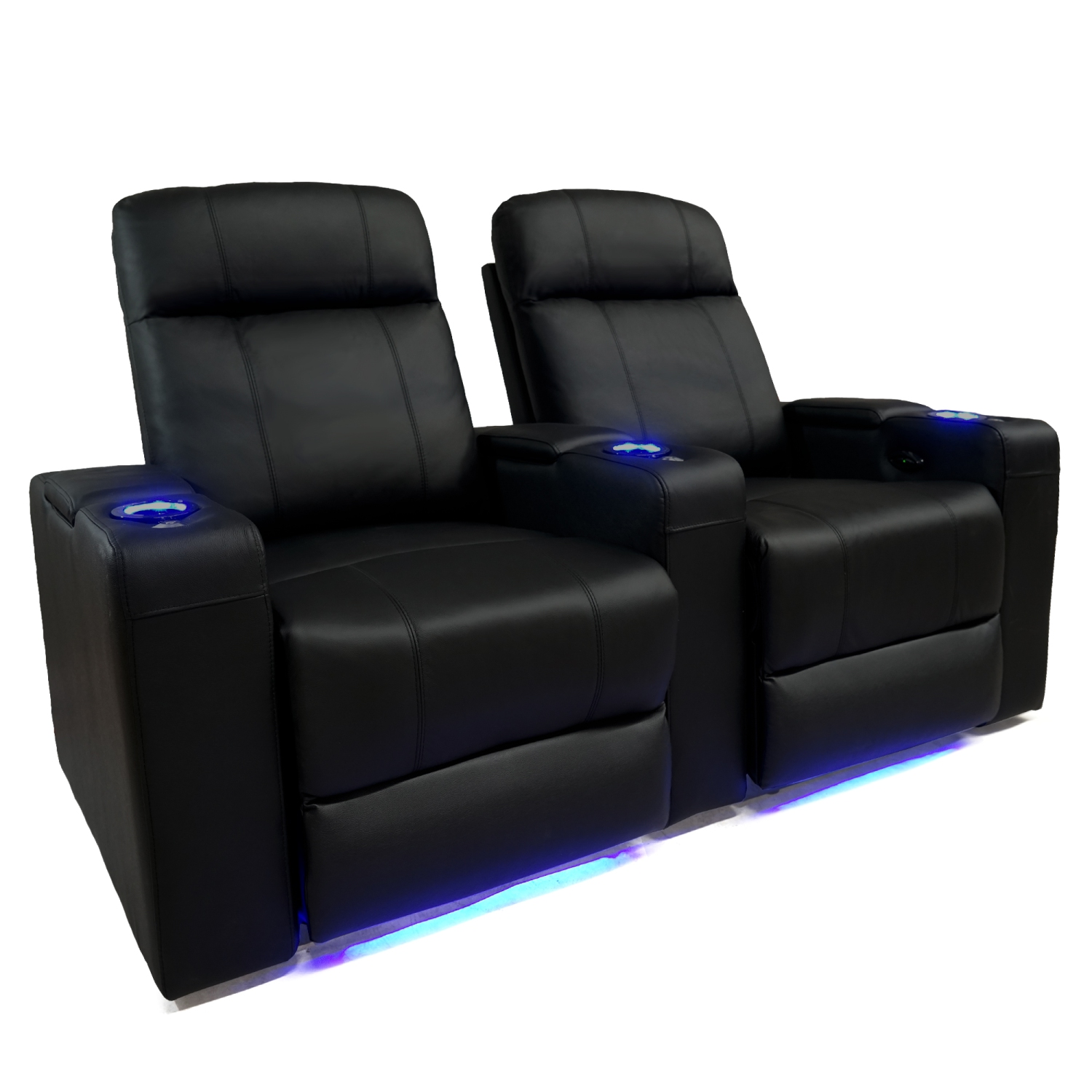 Valencia Piacenza Motorized Home, Leather Theater Recliners